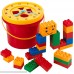 Kicko Building Block Bucket – 33 pc Building Blocks w Clock – Learning Blocks – Educational Building Blocks – Colored Blocks for Boys and Girls – Build and Play Toy B07FXZ9LK6